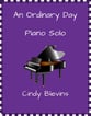 An Ordinary Day piano sheet music cover